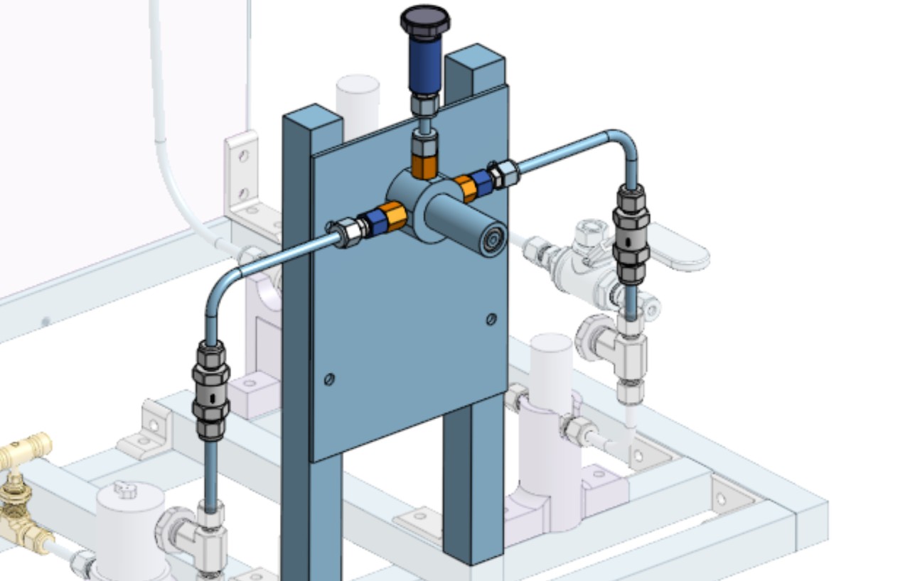 ASI and test stand subassembly